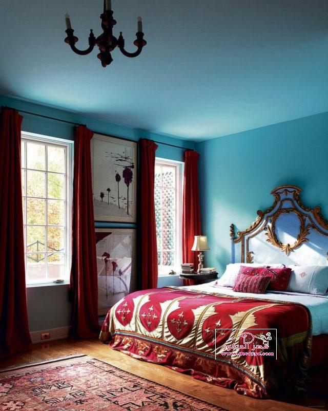 ألوان دهانات غرف النوم/Colors Of Bedroom Paints قصر الديكور