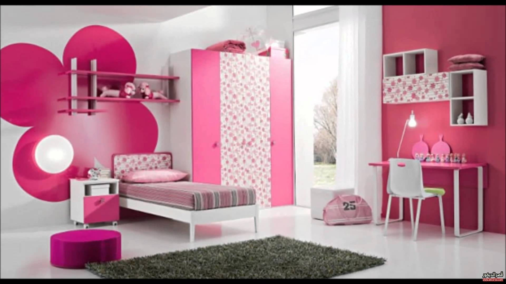 غرف نوم اطفال بنات جديده,Children bedrooms girls new 2018