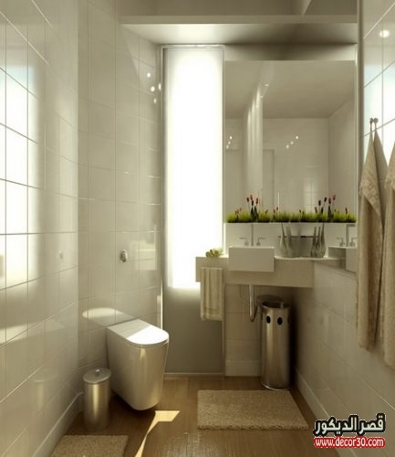 حمامات مودرن مساحات صغيرة 2018 Bathrooms Small Spaces قصر الديكور