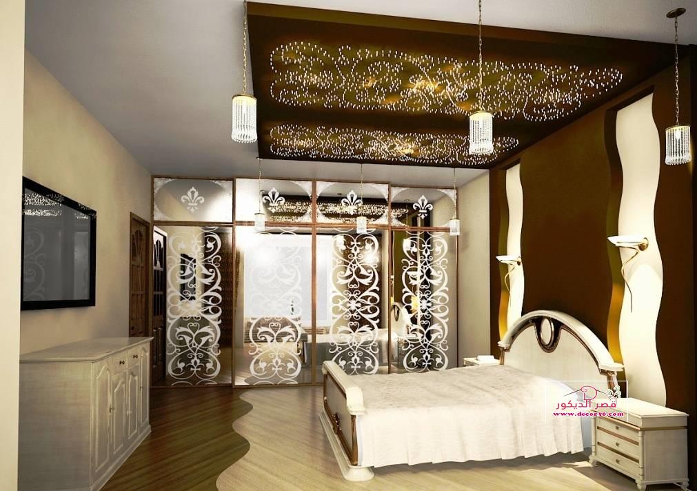 اسقف جبس غرف نوم ناعمه,Gypsum ceiling for soft bedroom قصر الديكور