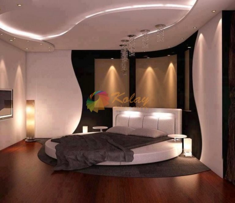 اسقف جبس غرف نوم رئيسية,Gypsum ceiling master bedroom قصر الديكور