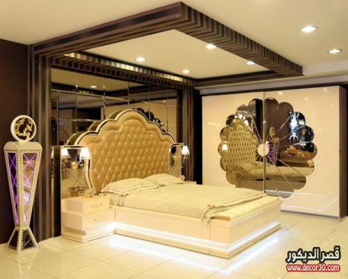 تصاميم غرف نوم للعرسان,Design of bedrooms for grooms قصر الديكور