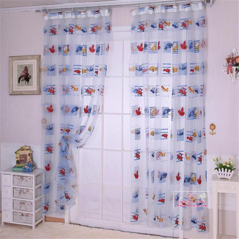 ستائر شيفون مودرن لغرف الأطفال chiffon curtains for children's rooms