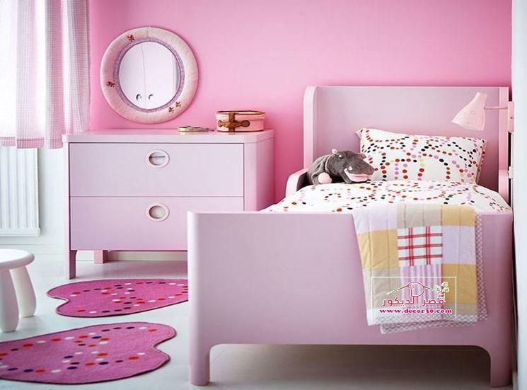 دهانات غرف اطفال بينك,Paint Kids Rooms Pink قصر الديكور