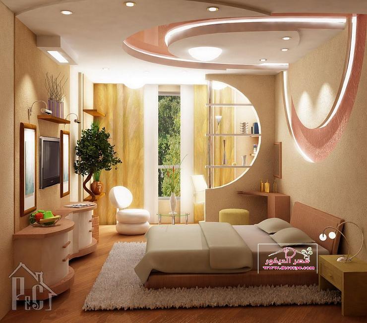 اسقف جبس غرف نوم ناعمه Gypsum Ceiling For Soft Bedroom قصر الديكور