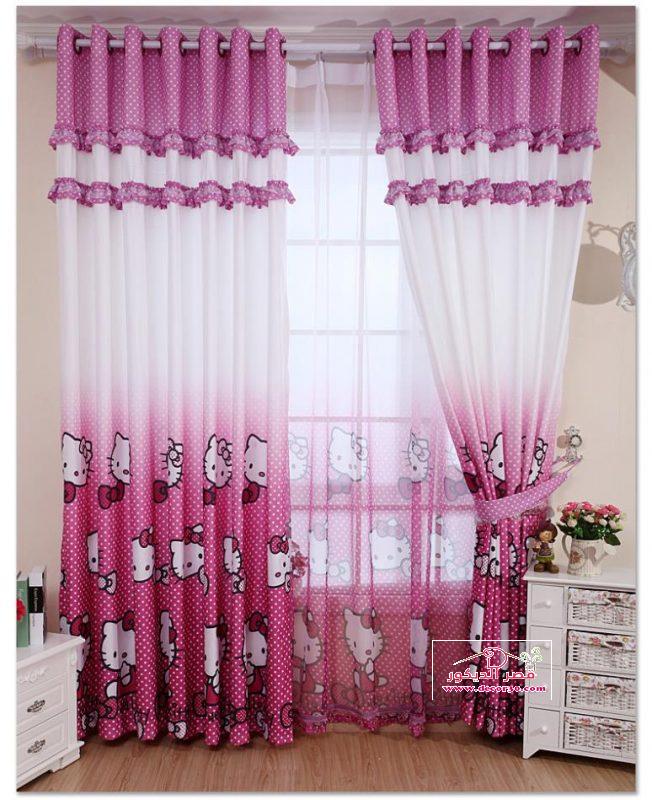 ستائر شيفون مودرن لغرف الأطفال chiffon curtains for children's rooms