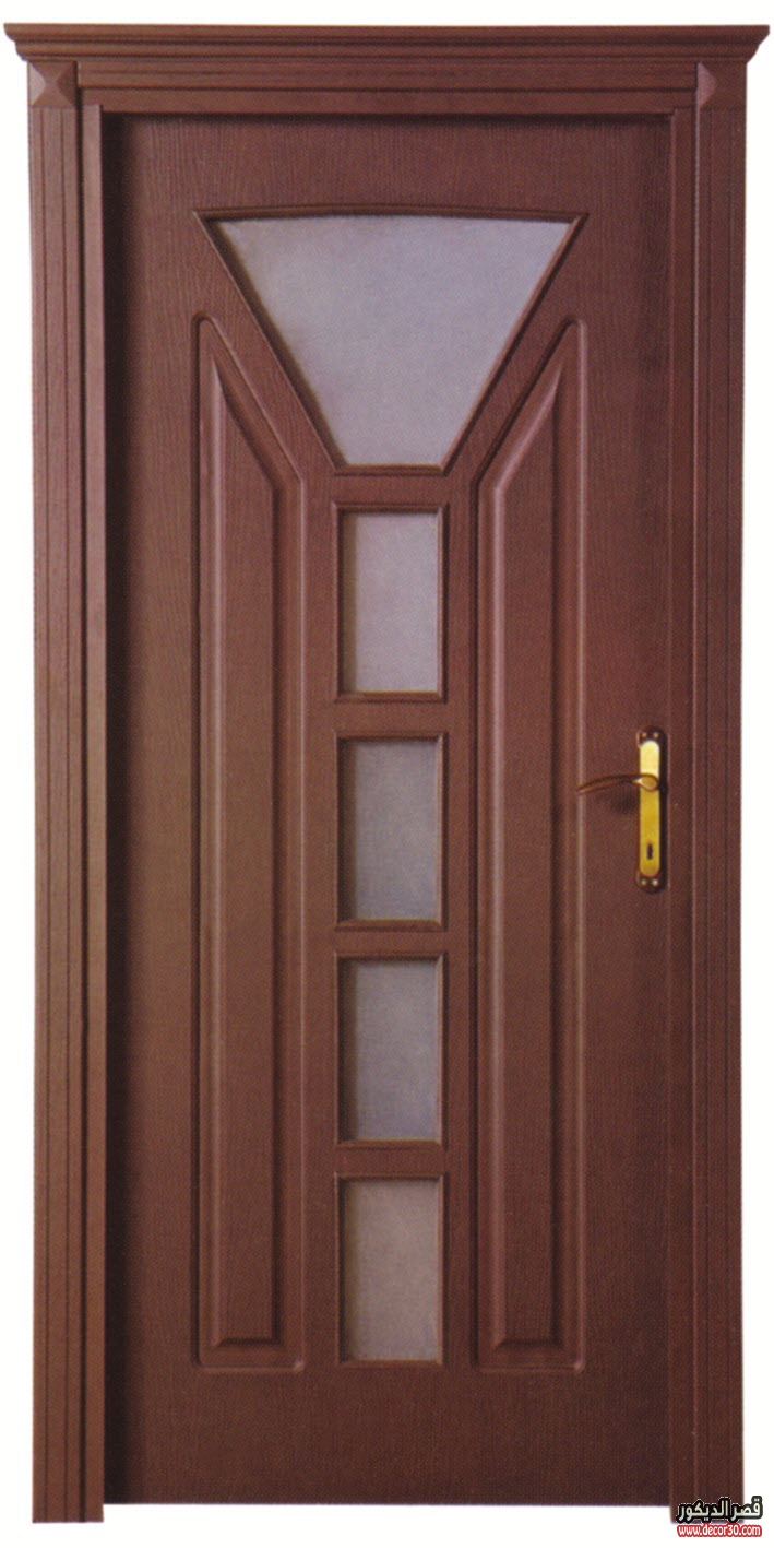 ألوان أبواب خشبية داخلية وخارجية حديثة للشقق والفيلات قصر الديكور