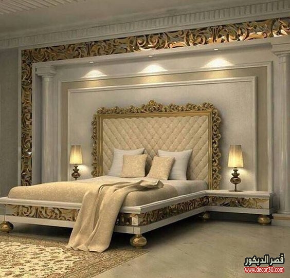 دهانات غرف نوم الوان الحوائط الحديثة ،Modern bedroom paints قصر الديكور