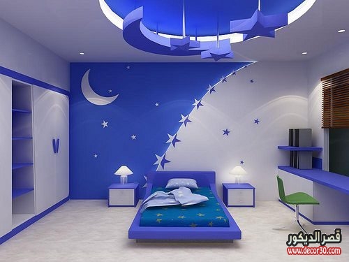 دهانات غرف نوم الوان الحوائط الحديثة ،Modern bedroom paints - قصر الديكور