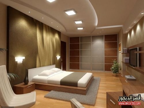 الوان حوائط غرف النوم الحديثة