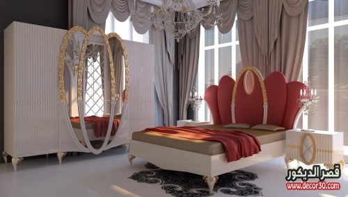 صور غرف نوم تركية للعرسان