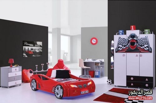غرف نوم سيارات للاولاد
