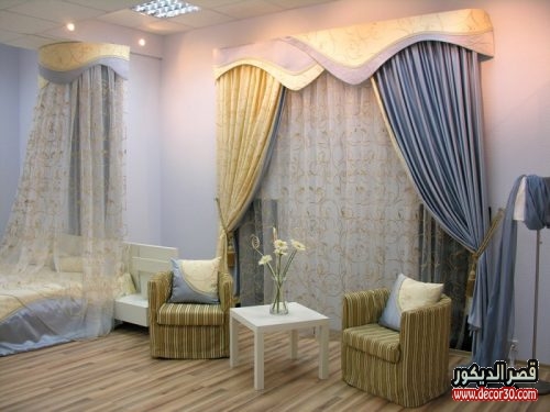 ستائر غرف نوم ناعمة