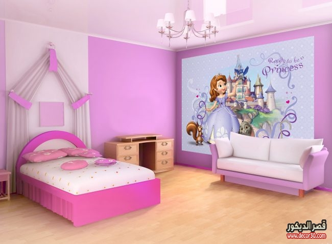 Wall paper decor for children's rooms