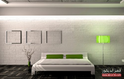 الوان حوائط غرف النوم الحديثة