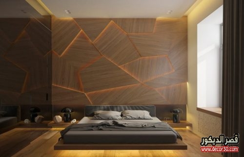 الوان حوائط غرف النوم الحديثة مودرن