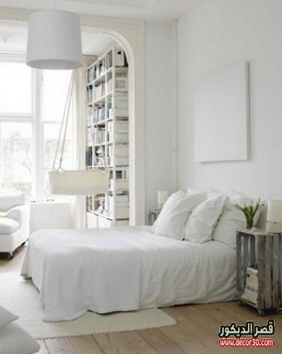 Peaceful White Bedroom Designs