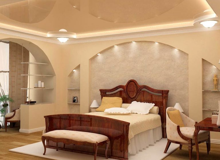 ديكورات جبس اسقف غرف نوم أفكار 2020 Gypsum Bedroom Decor قصر الديكور