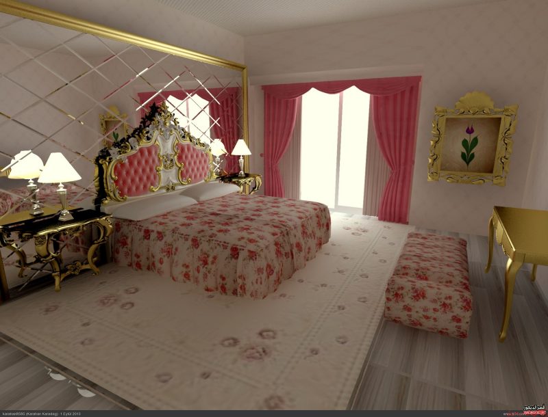 ديكورات غرف النوم الرئيسية The main bedroom decorations قصر الديكور