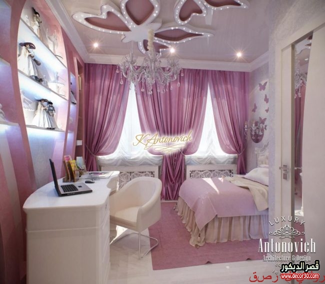 ديكورات جبس اسقف غرف نوم أفكار 2020 Gypsum Bedroom Decor قصر الديكور