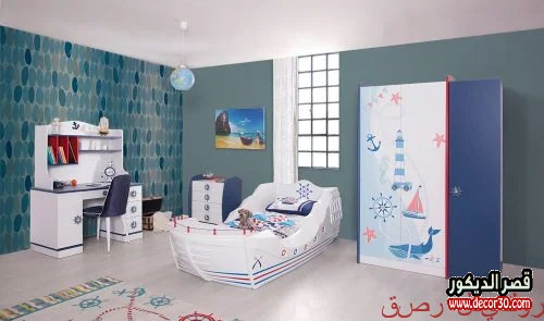 أفكار مبتكرة لديكور غرف أطفال أولاد 2025 تصاميم مليئة بالإبداع والمرح 18 ديكور غرف اطفال اولاد 2025