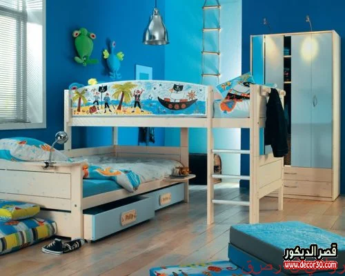 أفكار مبتكرة لديكور غرف أطفال أولاد 2025 تصاميم مليئة بالإبداع والمرح 29 ديكورات غرف اطفال بسيطة 2025