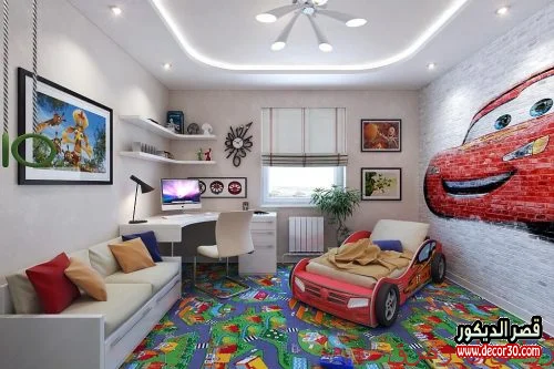 أفكار مبتكرة لديكور غرف أطفال أولاد 2025 تصاميم مليئة بالإبداع والمرح 24 ديكورات غرف اطفال مودرن 2024