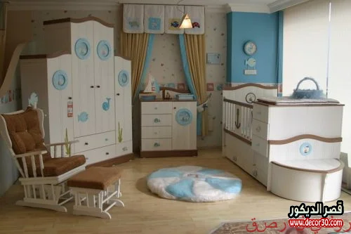أفكار مبتكرة لديكور غرف أطفال أولاد 2025 تصاميم مليئة بالإبداع والمرح 32 غرف نوم اطفال اولاد بسيطة
