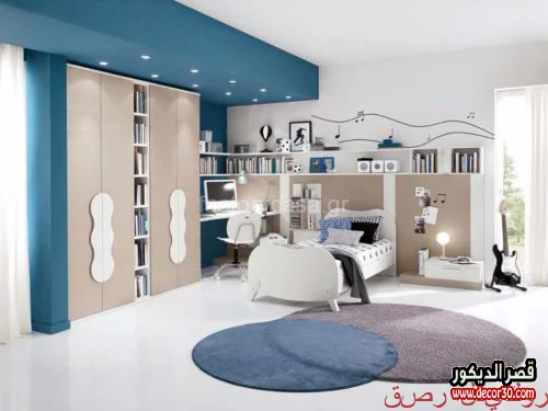 أفكار مبتكرة لديكور غرف أطفال أولاد 2025 تصاميم مليئة بالإبداع والمرح 41 غرف نوم اطفال كاملة 2025