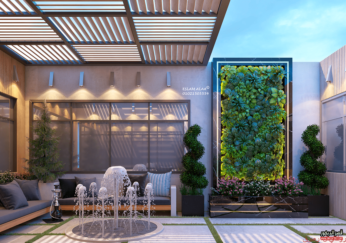 خطوات تصميم حديقة منزل بأقل التكاليف 60 فكرة جديدة 7 احدث تصميم حديقة منزل بأقل التكاليف