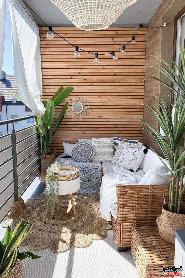 خطوات تصميم حديقة منزل بأقل التكاليف 60 فكرة جديدة 42 ترتيب بلكونة البيت
