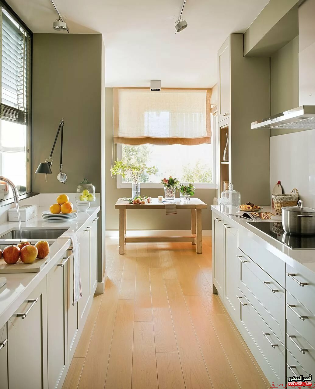 أفضل 60 ديكور مطابخ مفتوحة على الصالة للشقق الصغيرة 17 تصميم المطبخ المفتوح