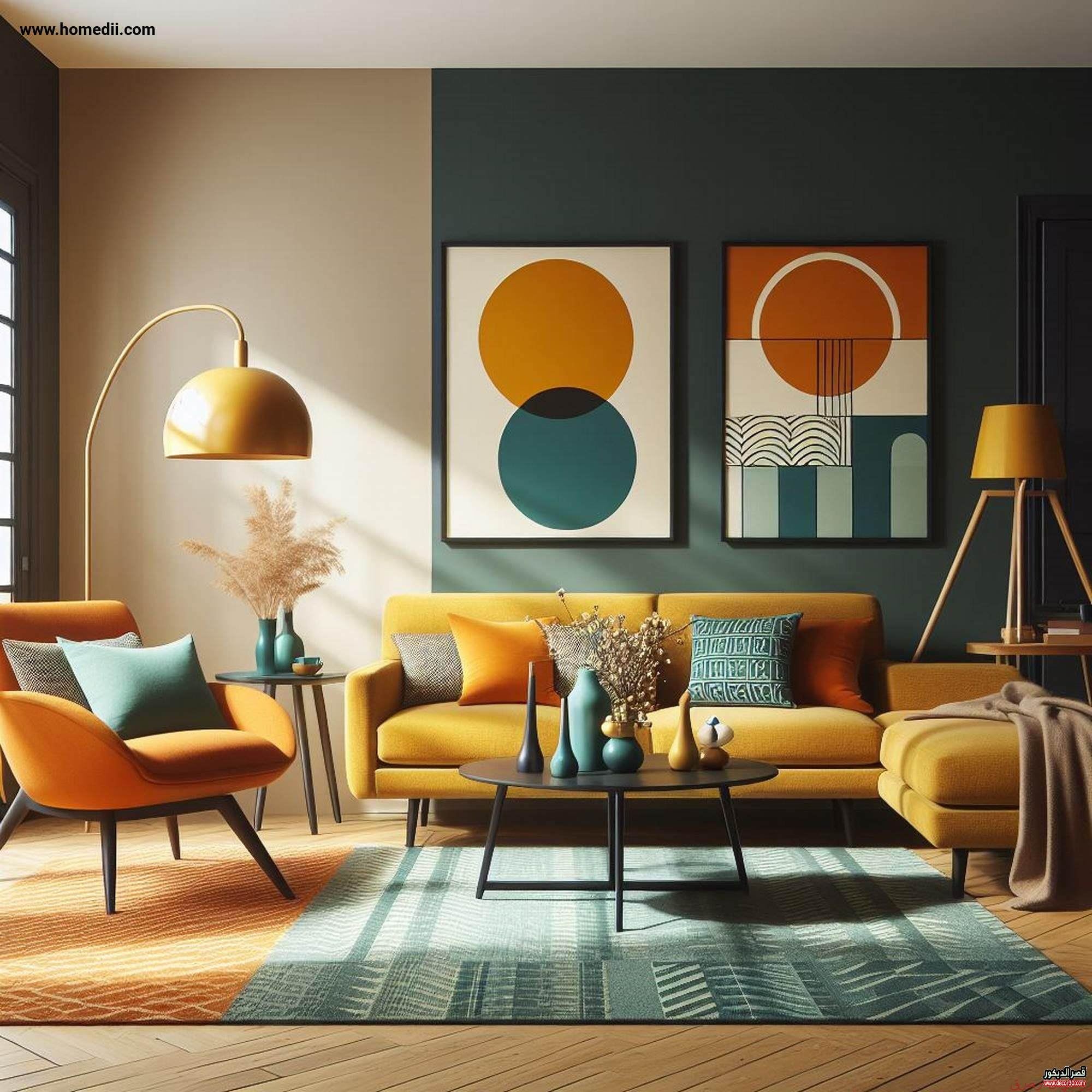 10 أفكار ذكية لاختيار اثاث غرفة معيشة بطريقة أنيقة وعملية 59 تصميم غرفة معيشة
